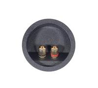 High Current Speakers Terminals Cup 72mm Round Cutout Spring Clamp Connectors OxygenFree Coppers for Enhances Sound Spring Loaded Terminals