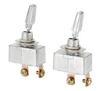 High Current Toggle Switch R13-401-101 50A 12V DC Self-Locking Metal for Car Modification Industrial Machine Control