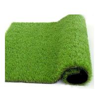 High-De 20mm Artificial Grass Runner Rug - Realistic Fake Turf for Patio Balcony Yard Ln Porch Decor - Natural Green Color Size: 2x15m