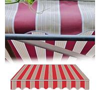High-De 320g/m² Waterproof UV-Resint Replacement Canopy Fabric for Retractable Garden ning, 4x3.5m/13x11.5ft, Outdoor Cover, Easy Inll