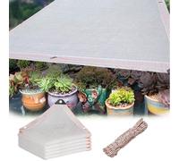 High-De 90% e Cloth with Grommets, White Sun Protect for Carports, Pools & Patios - Outdoor e Netting for Garden, Deck & Backyard Use