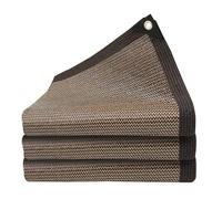 High-De 90% UV Protect Canopy Fabric with Grommets - Brown Outdoor e for Pool, Patio, Pera, Balcony, Greenhouse - Sizes from 1x2m to 7x15m