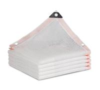 High De 95% UV Protect White Sunblock e Cloth Air Permeable Mesh Netting with Grommets for Roof Garden Courard Fence (8x19m 26x62ft)