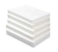 High De Foam Cush for Indoor & Outdoor Pet Beds Sofas Garden Benches 160x60cm 15cm Thick Waterproof & White Seat Pad