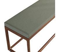 High-De Memory Foam Bench Cush for 2/3 Seater Fur, Non-Slip Seat Pad for Shoe Rack, Dining, Piano, Window - Gray, 120x35x5cm (36/40/42/48/60/72 inch)