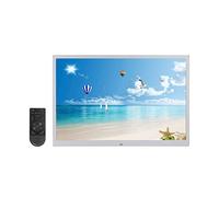 High-Definition Aluminum Alloy Electronic Photo Album - 12 Inch Digital Advertising Machine with USB and SD Card Slot, Remote Control - Ultra-Thin Design for Stunning Display