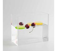 High-Definition Clear Acrylic Photography Tray Props For Taking Creative Photos, Underwater Display Cabinet For Food Shooting, Shooting Props Showcase For Advertising Photo Studio(16 X 16 X 4IN)(50x40