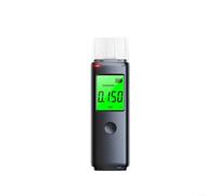 High-Definition Digital Display Breathalyzer with Advanced Sensor Technology for Accurate Level Testing at Home, Compact Portable ABS Construction, Black