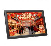 High-Definition Digital Photo Frame, Wall-Mounted Advertising Display, Electronic Photo Album, Supports USB/MMC/SD Card for Wedding Photography