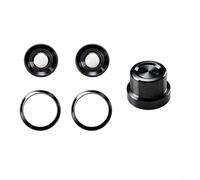 High Definition Glass Lens for DJI Avata 360 Panoramic View Repair Part Precision Engineering Compact Size 3x3x0.5CM Black Replacement Accessory(2PCS)