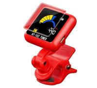 High-Definition Guitar Clip Tuner - Rechargeable Instrument Tuner | | Range A0-C8 - ABS Material | Rechargeable High-Definition LCD Display Guitar Clip Tuner for Bass Ukulele Violin