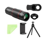 High Definition Monocular Telescope, 18x25 Lightweight Scope With Smartphone Adapter And Tripod, Portable Zoom Lens, Perfect For Bird Watching Concerts & Hiking Travel, 5.0x1.5x1.5in