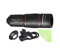 High Definition Monocular Telescope, Adult Monocular Telescope - Smartphone Monocular Telescope 18X25 Monocular Telescope | Smartphone Adapter Tripod Lightweight Monocular for Concert, Hunting, Travel