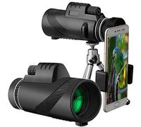 High Definition Monocular Telescope,Telescope with Tripod Clip for Universal Phone,Zoom Optical HD Lens Portable for Kids,Astronomy
