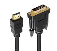 High Definition Multimedia Interface to DVI Cable - 59 Inch Bidirectional Converter Cable, HDMII DVI Adapter Cable dvi to HDMII cable | 1080P, Plug and Play Adapter Wire for Television, Monitor