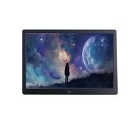High-definition plug-in digital photo frame, LED display, supports video/calendar playback, home electronic photo album (multiple (Color : Black, Size : 13 inches)
