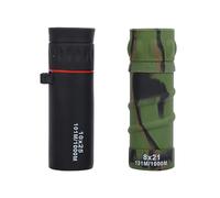 High Definition Pocket Monocular with Night Vision | Mini Monocular Telescope 8x21 | Compatible with Smartphones for Bird Watching, Hiking, Traveling