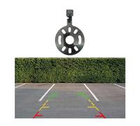 High Definition Waterproof Backup Reverse Camera Car Spare Tire Rack Rear View Camera fits for Jeep fits fits for Wrangler 2007-2018 Waterproof（Fixed Ruler Line)