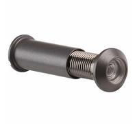 High-Definition Wide Angle Door Viewer Zinc Alloy Durable Peephole with Privacy Cover Wide Angle Front Door Spy Hole Grey 14 mm for Installation in 35 to 55mm Thick Doors Perfect for Home Security