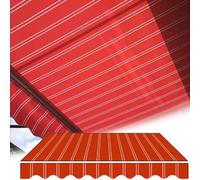 High-Density 320 g/m² Polyester Replacement Fabric for Retractable A03 3.5x2m/11.5x6.5ftAwning Canopy Cover UV Resistant Easy Install