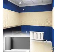 High Density Acoustic Foam Panels Peel and Stick, Noise Cancelling Wall Panels for Wall & Celling, Music School/Podcast Studio/Home Recording Panel(Gray)