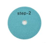 High Density Aggressive Diamonds in a Pad Set Designed to Polish Stone Effectively (Grit 2)