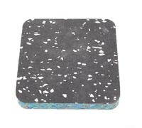 High Density Anti Vibration Pads for Washer Feet - Shock Absorbing Rubber Mat Prevents Walking & Scratching - Quiet Operation for Laundry Room Appliances - Black Square(10*10*2cm)
