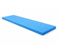 High Density Blue Firm Foam Sheet - Upholstery Foam for Sofa, Chair & Seat Cushions, Campervans & Indoor/Outdoor Padding - Cut to Size - UK Made (3" (~7.5 cm) Thick, 80 x 45" (200 x 114cm))