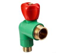 High-Density Brass Angle Valve 10cm Pressure Relief(4 points)