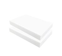 High-Density Craft Foam Block - 20cm x 30cm for Sculpting, Modeling, and DIY Projects - Perfect for Artists and Creators(White,Thickness 4cm 2pcs)
