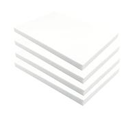 High-Density Craft Foam Block - 20cm x 30cm for Sculpting, Modeling, and DIY Projects - Perfect for Artists and Creators(White,Thickness 2cm 4pcs)