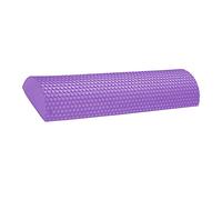 High Density EVA Foam Half Round Roller for Physical Therapy, Self Massage and Yoga, 3 Sizes (11.81/17.72/23.62 inch) and 5 Colors- Purple 45cm