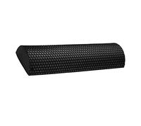 High Density EVA Foam Half Round Roller for Physical Therapy, Self Massage and Yoga, 3 Sizes (11.81/17.72/23.62 inch) and 5 Colors- Black 30cm