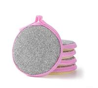 High Density Foam Cleaning Sponge 12cm Pink(1) | High elastic sponge core, mesh cover protection, 12cm size, pink color, resists and oil