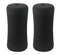 High-Density Foam Foot Pads for Leg Curl Machine & Weight Bench Replacement - 2-Pack Fitness Equipment Tube Padding, 22-25 mm Diameter Compatible(23 * 90 * 170mm)