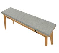 High Density Foam Indoor Outdoor Cushions Washable Linen 160x40x5cm Perfect for Garden Patio Office Cafe Light Gray Comfortable Seating Solution