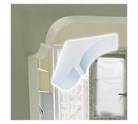 High-density Foam Rounded Arch Corners, Customizable Smiley Face Design, Thickness 10-40cm for Any Opening, Interior Decoration(35x31.5cm(13.8x12.4"),18cm(7.1"))