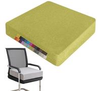 High density foam seat cushion, 45x45x3cm, for dining chairs, for indoor and outdoor use, non slip, washable cover perfect for comfort on the patio, sofa, and bench