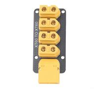 High-Density For XT60 Power Distribution Board for Small-Scale Robots RC Helicopters and Fixed-Wing Model Aircraft Wiring Management (B)