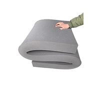 High-Density Grey Medium firm Foam for Sofa Seat Cushions Indoor & Outdoor Window Seating Foam Replacement Easy to Cut for DIY Art and Craft Ask for Custom Size (24" x 24" x 5")