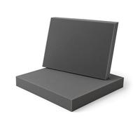 High-Density Grey Upholstery Foam Sheet - Firm Support Cushion Replacement for Sofa, Bench, Stool, Window Seat & Dining Chairs | Premium Furniture Padding for Reupholstery - UK Made (2Inch, 20" x 28")