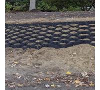 High Density HDPE Gravel Grid for Driveways 5cm Erosion Control Paving Mat Durable Stabilization Mesh for Pathways and Gravel Driveway Support (L 1M W 300CM)