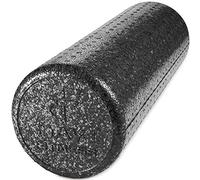 High Density Muscle Foam Rollers by Day 1 Fitness - Sports Massage Rollers for Stretching, Physical Therapy, Deep Tissue and Myofascial Release - Ideal for Exercise and Pain Relief - Black, 18"