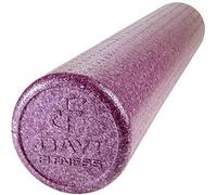 High Density Muscle Foam Rollers by Day 1 Fitness - Sports Massage Rollers for Stretching, Physical Therapy, Deep Tissue, Myofascial Release - Ideal for Exercise and Pain Relief - Solid Purple, 36”