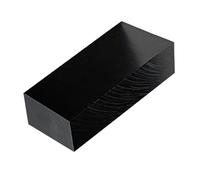High-Density Polyethylene (HDPE) Plastic Block 2" Thick - 3" x 6" HDPE Plastic Sheet for Machining,Home Improvements,DIY Projects(Black PE Block 1 PCS)