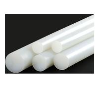 High Density Polyethylene Round Rod, Nylon Rods - 3mm,4mm, 6mm,50mm Diameter - High Strength, Wear-Resistant For Engineering & Automotive Applications, Machine Processing, Gears(Size:30mm×1000mm)