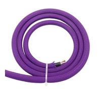 High Density Purple PET Braid Sleeves - 2mm to 40mm Snake Wire Wrap Sheath for Cable Management(10MM*2 M)