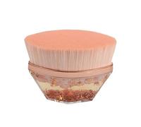 High density soft magic foundation brush multifunctional makeup brush for a wide range of foundations, with portable storage case (Pink)