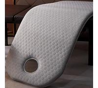 High Density Sponge Massage Table Topper, Spa Massage Table Pad Thicken 2.8IN, Non-Slip Lash Bed Cushion with Face Hole for Beauty Salon Massage Dark Gray(R) 23.6x70.9in