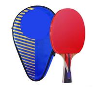 High Density Sponge Table Tennis Racket 190g Pro | 9-layer wood carbon, high density sponge, fast speed, stable bounce, red black rubber